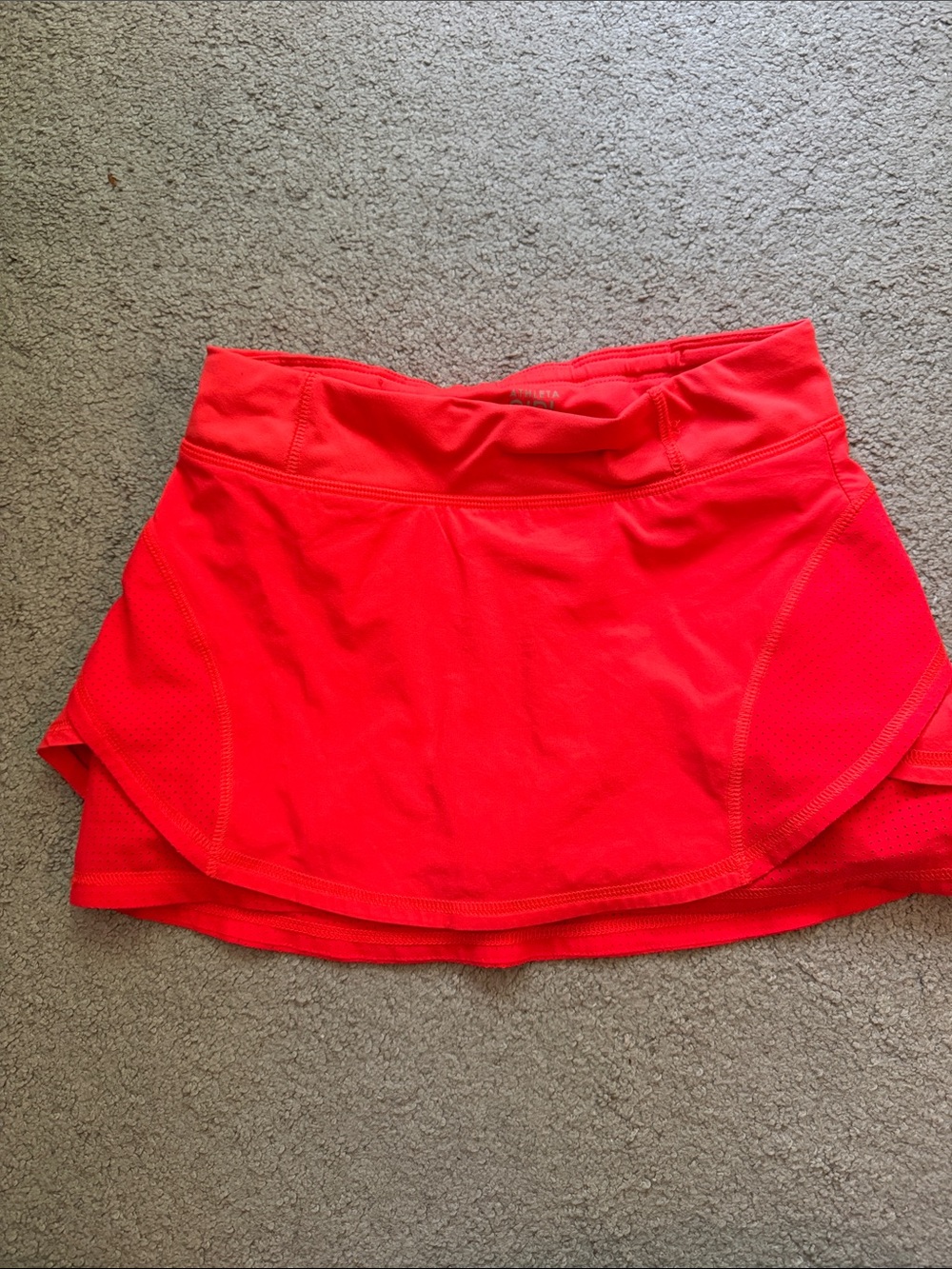 Athlete Girl L size 12 years Bright Coral Athletic Skort